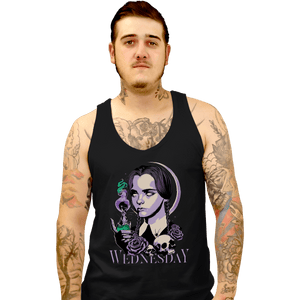 Shirts Tank Top, Unisex / Small / Black Wednesday Addams