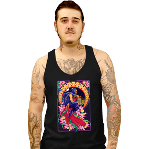 Daily_Deal_Shirts Tank Top, Unisex / Small / Black Ninja Art Nouveau Gaiden