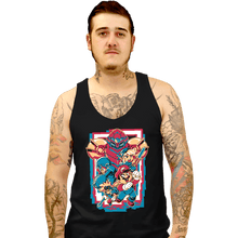 Load image into Gallery viewer, Daily_Deal_Shirts Tank Top, Unisex / Small / Black Retro Heroes
