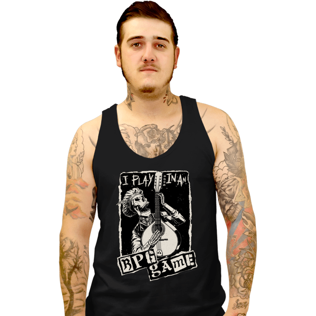Secret_Shirts Tank Top, Unisex / Small / Black I Play In A Band