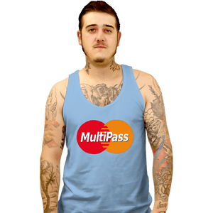 Daily_Deal_Shirts Tank Top, Unisex / Small / Powder Blue Multipass Card