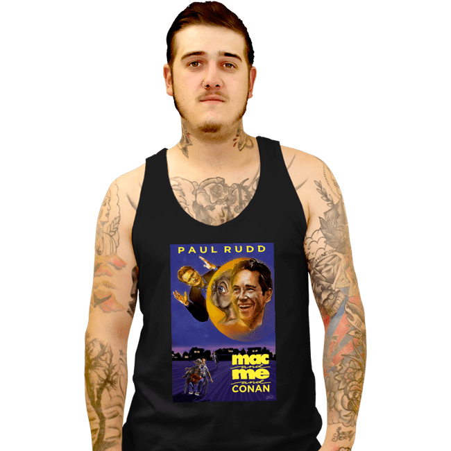 Daily_Deal_Shirts Tank Top, Unisex / Small / Black Mac And Me And Conan