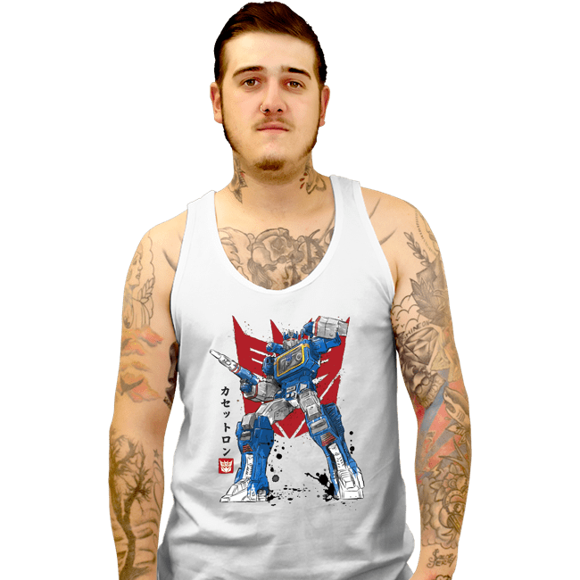 Daily_Deal_Shirts Tank Top, Unisex / Small / White Sound Sumi-e
