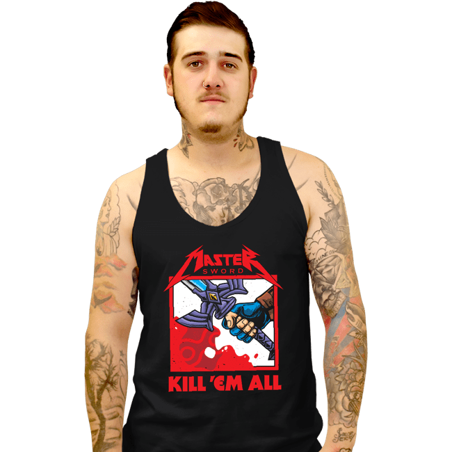 Daily_Deal_Shirts Tank Top, Unisex / Small / Black Sword Of Resurrection
