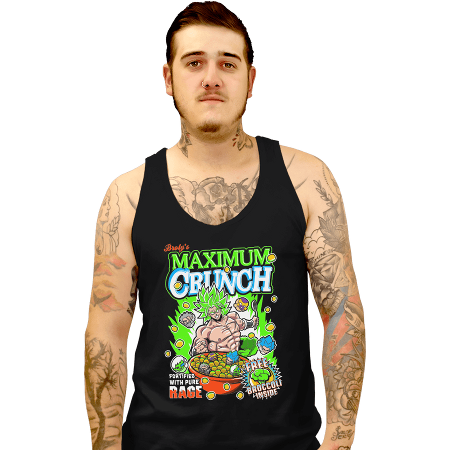 Shirts Tank Top, Unisex / Small / Black Maximum Crunch