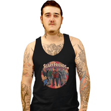 Load image into Gallery viewer, Daily_Deal_Shirts Tank Top, Unisex / Small / Black Scary Friends

