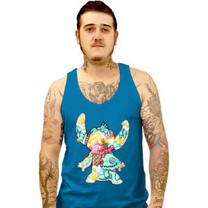 Secret_Shirts Tank Top, Unisex / Small / Sapphire Magical Stitch