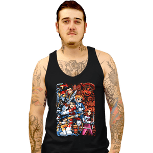 Daily_Deal_Shirts Tank Top, Unisex / Small / Black Morphin' Pilgrim