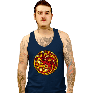 Daily_Deal_Shirts Tank Top, Unisex / Small / Navy Age Of The Dragon