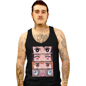 Shirts Tank Top, Unisex / Small / Black Demon Eyes