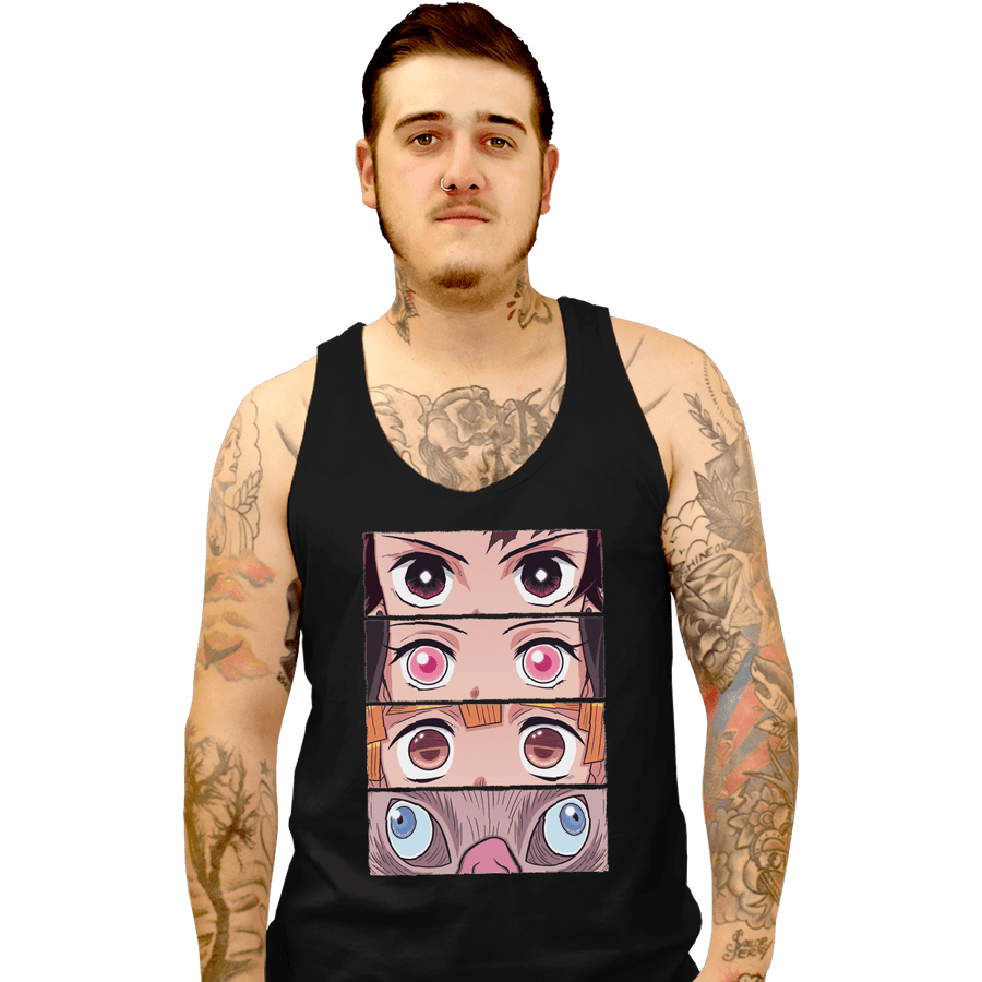 Shirts Tank Top, Unisex / Small / Black Demon Eyes