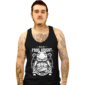 Shirts Tank Top, Unisex / Small / Black Frog