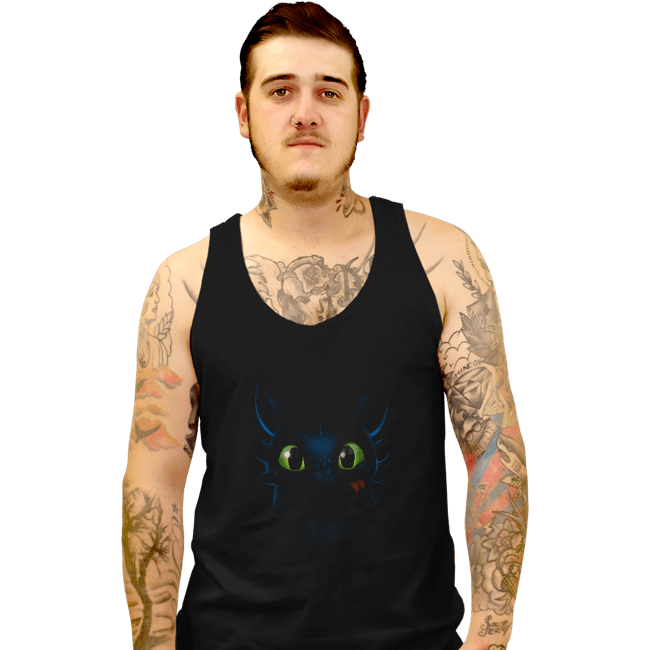 Shirts Tank Top, Unisex / Small / Black Dragon Eyes