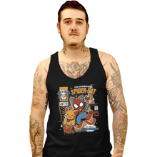 Load image into Gallery viewer, Shirts Tank Top, Unisex / Small / Black Spider-Cat
