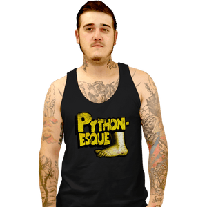 Shirts Tank Top, Unisex / Small / Black Pythonesque