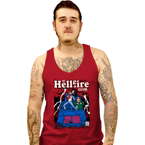 Daily_Deal_Shirts Tank Top, Unisex / Small / Red The Hellfire Club Comics