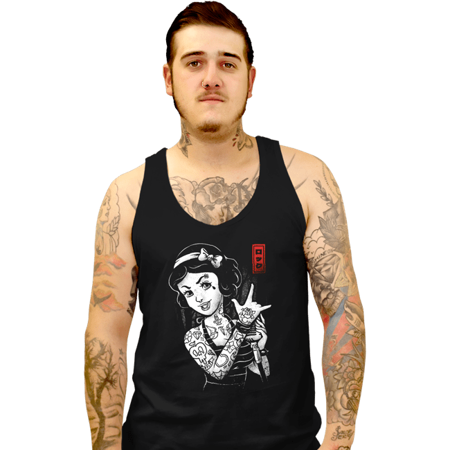 Daily_Deal_Shirts Tank Top, Unisex / Small / Black Rock And Snow