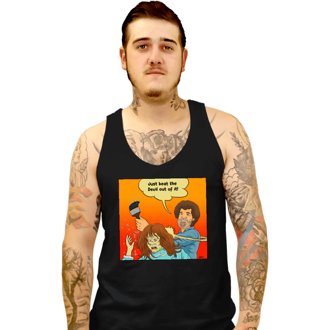 Daily_Deal_Shirts Tank Top, Unisex / Small / Black Beat The Devil