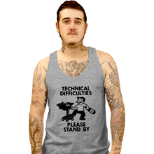 Load image into Gallery viewer, Daily_Deal_Shirts Tank Top, Unisex / Small / Sports Grey Technical Difficulties
