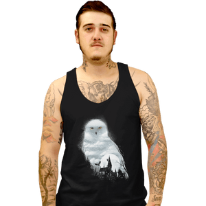 Shirts Tank Top, Unisex / Small / Black Magical Owl