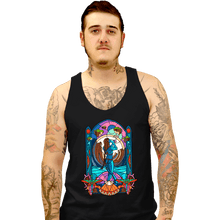 Load image into Gallery viewer, Daily_Deal_Shirts Tank Top, Unisex / Small / Black Stained Glass Paradise
