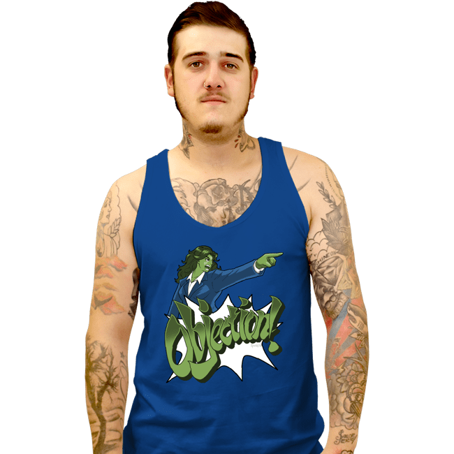 Secret_Shirts Tank Top, Unisex / Small / Royal Blue Super Lawyer