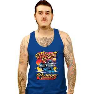 Secret_Shirts Tank Top, Unisex / Small / Royal Blue Mos Vespa Customs