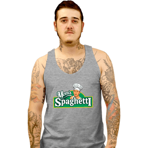 Secret_Shirts Tank Top, Unisex / Small / Sports Grey Mom's Spaghetti