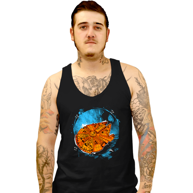 Shirts Tank Top, Unisex / Small / Black That's No Moon