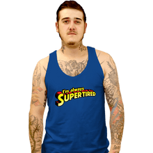 Load image into Gallery viewer, Shirts Tank Top, Unisex / Small / Royal Blue Supertired
