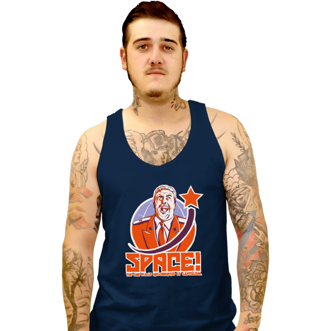 Daily_Deal_Shirts Tank Top, Unisex / Small / Navy Space!