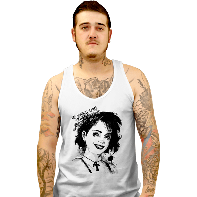 Shirts Tank Top, Unisex / Small / White Dead Smile