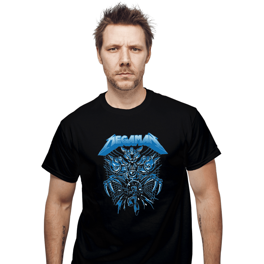 Shirts T-Shirts, Unisex / Small / Black Mega Rockman