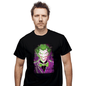 Daily_Deal_Shirts T-Shirts, Unisex / Small / Black Glitch Joker