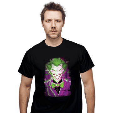 Daily_Deal_Shirts T-Shirts, Unisex / Small / Black Glitch Joker