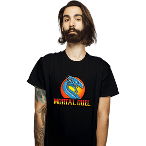 Daily_Deal_Shirts T-Shirts, Unisex / Small / Black Mortal Duel