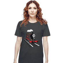 Load image into Gallery viewer, Shirts T-Shirts, Unisex / Small / Charcoal Ghostface Train

