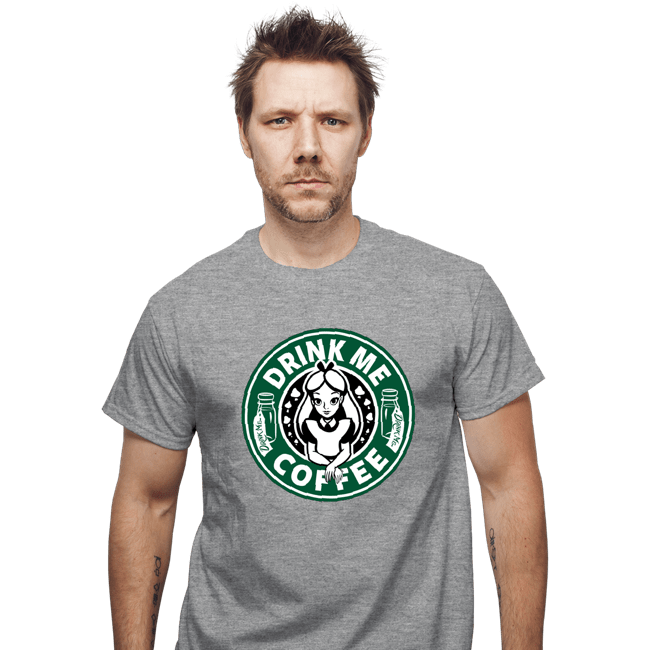 Daily_Deal_Shirts T-Shirts, Unisex / Small / Sports Grey Drink Me Coffee