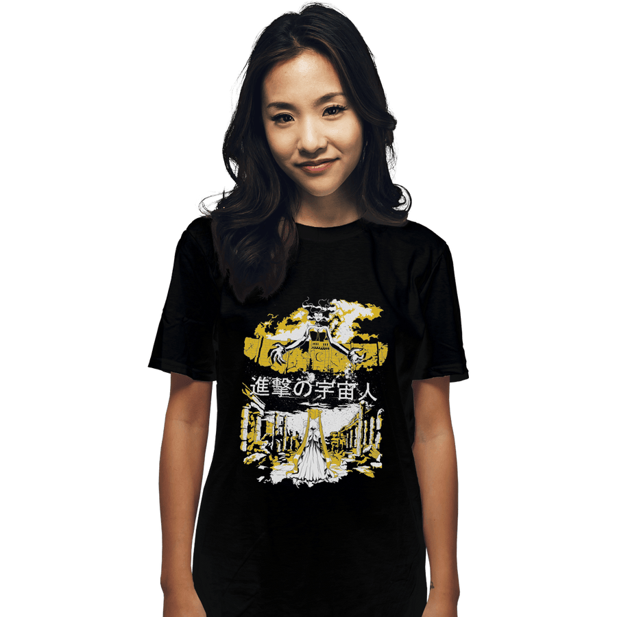 Shirts T-Shirts, Unisex / Small / Black Attack on Moon