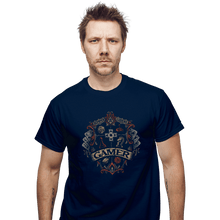 Load image into Gallery viewer, Shirts T-Shirts, Unisex / Small / Navy Gamer Crest

