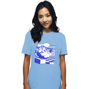 Secret_Shirts T-Shirts, Unisex / Small / Powder Blue Light Wave