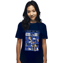 Load image into Gallery viewer, Shirts T-Shirts, Unisex / Small / Navy Library Box Who
