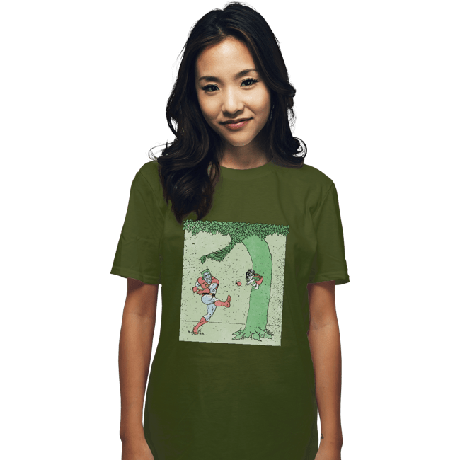Secret_Shirts T-Shirts, Unisex / Small / Military Green Captn Planet