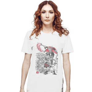 Shirts T-Shirts, Unisex / Small / White Between Worlds Sumi-e