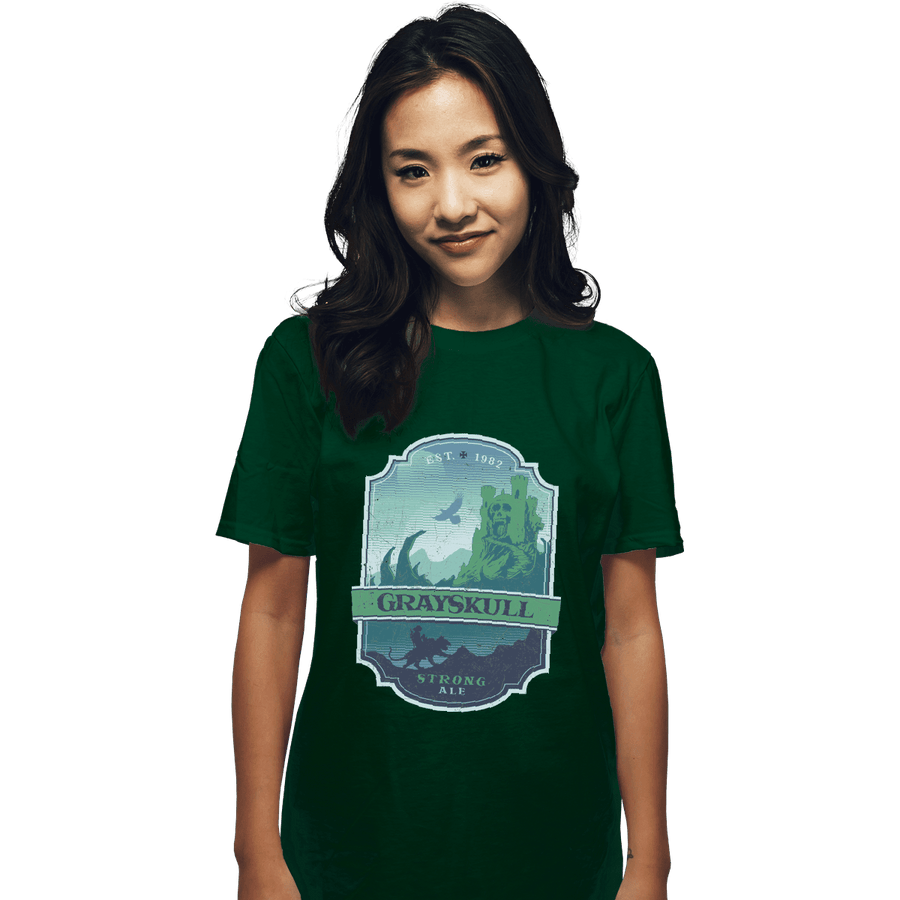 Shirts T-Shirts, Unisex / Small / Forest Grayskull Strong Ale