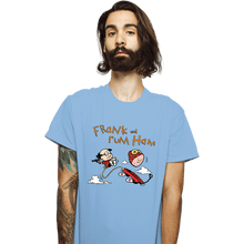 Load image into Gallery viewer, Secret_Shirts T-Shirts, Unisex / Small / Powder Blue Frank &amp; Rum Ham!
