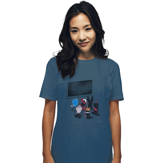 Shirts T-Shirts, Unisex / Small / Indigo Blue School Of Villains