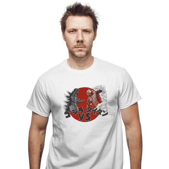 Shirts T-Shirts, Unisex / Small / White Battle Of Titans