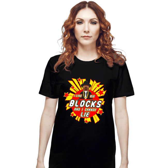 Secret_Shirts T-Shirts, Unisex / Small / Black Big Blocks