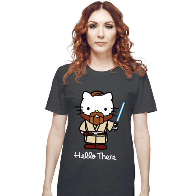 Daily_Deal_Shirts T-Shirts, Unisex / Small / Charcoal Obi Kitty